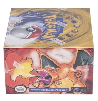1999 Wizards of the Coast "Pokemon" High Grade Sealed, Unopened Box (36 Packs) – Scarce "Green Wing Charizard" Version